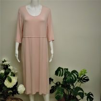 mm waisted pintuck   sleeve dress m l mid length