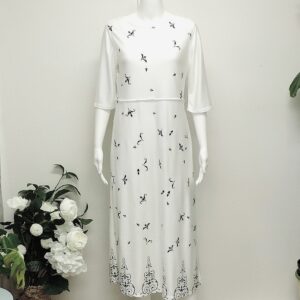 rs pintuck midi dress